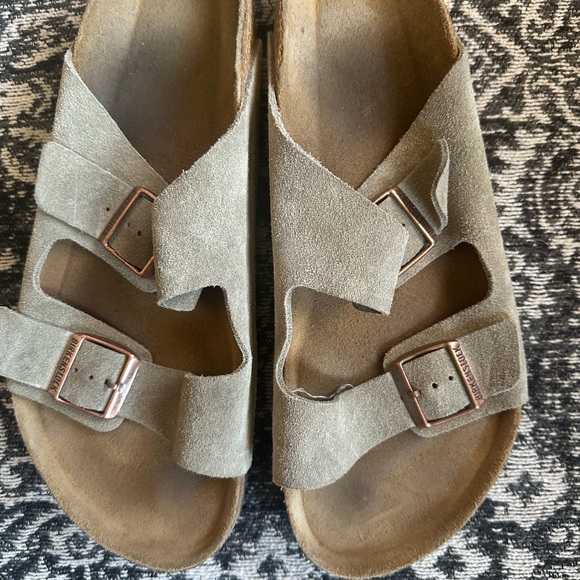 Birkenstock Men\'s Sandals - Olive Suede